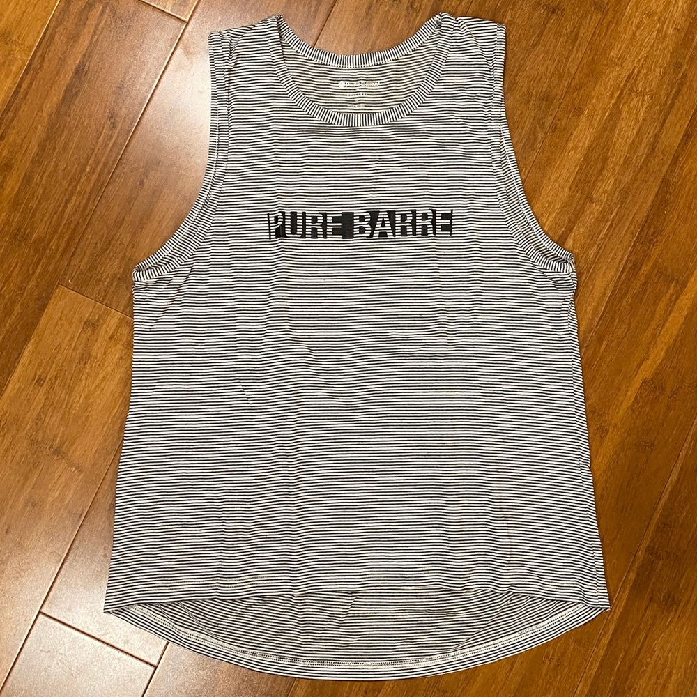 Pure Barre Splits59 Striped Tank Top